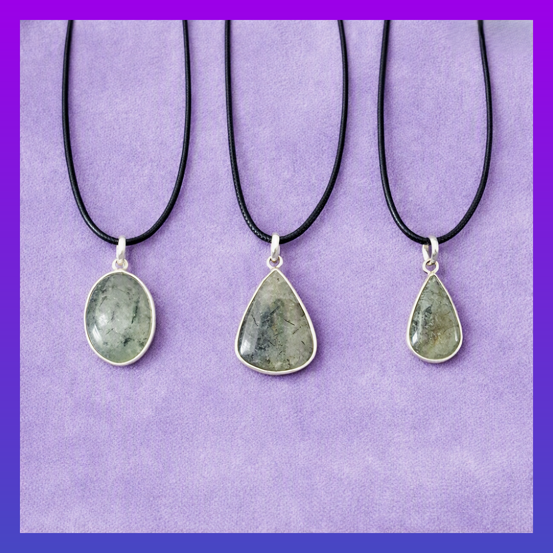 Prehnite Pendant Necklace