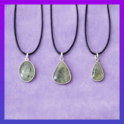 Prehnite Pendant Necklace