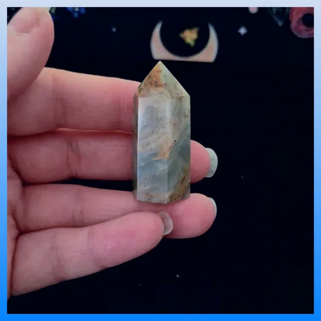 Mini Blue Onyx Tower