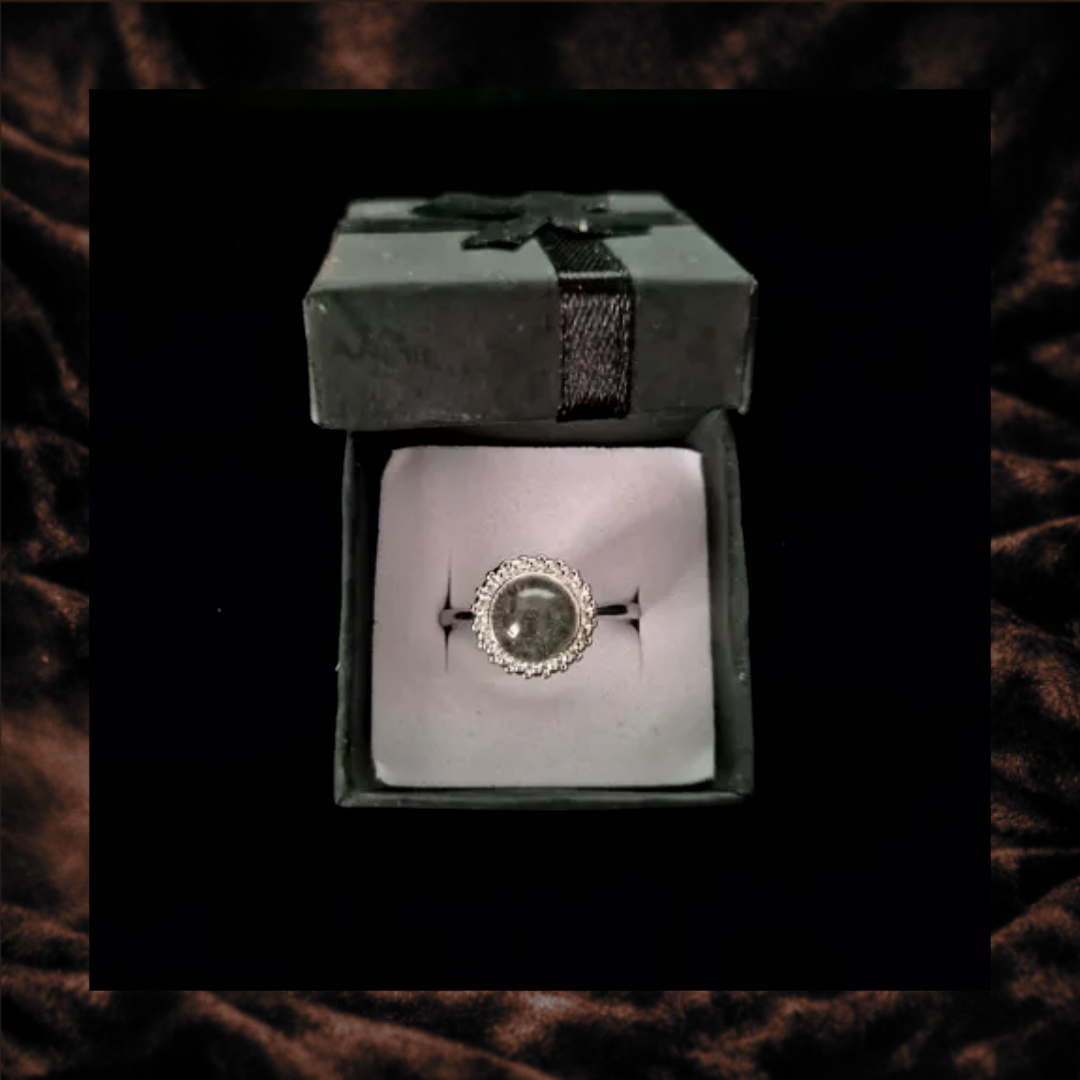 Garden Quartz Adjustable Ring