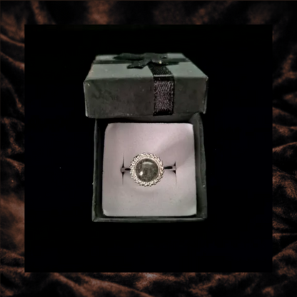 Garden Quartz Adjustable Ring