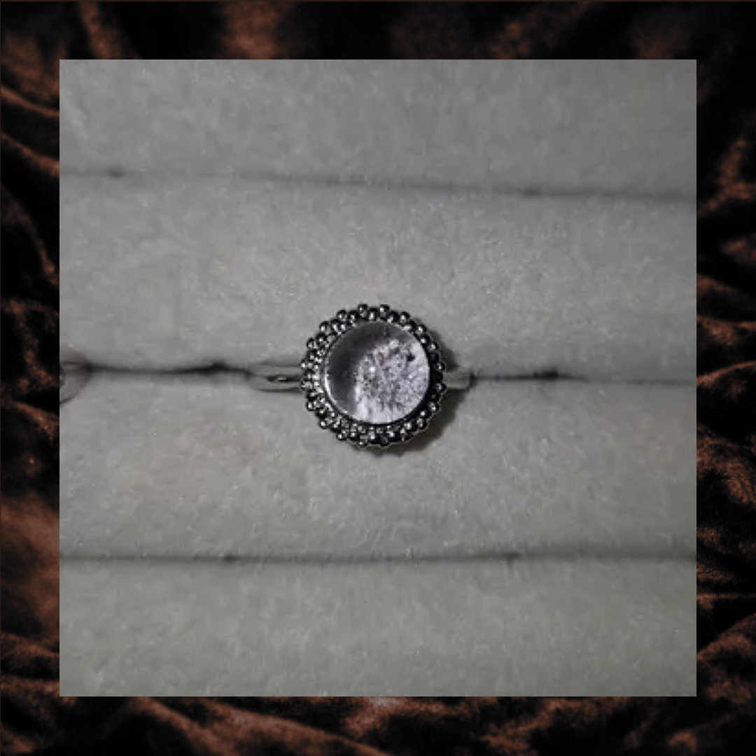 Garden Quartz Adjustable Ring
