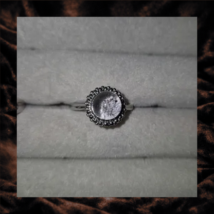 Garden Quartz Adjustable Ring