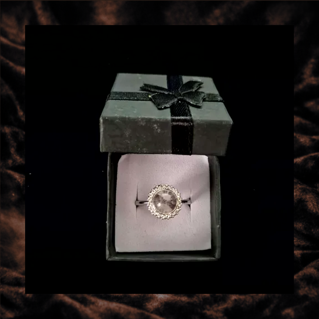 Garden Quartz Adjustable Ring