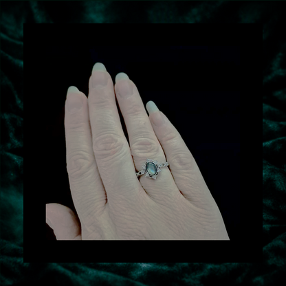 Labradorite Adjustable Ring