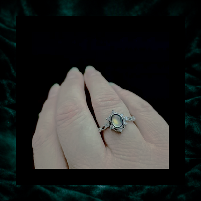 Labradorite Adjustable Ring