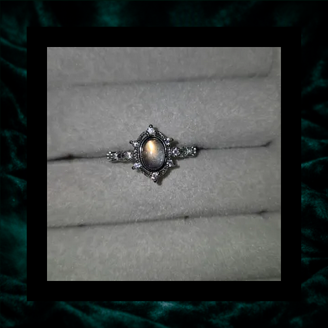 Labradorite Adjustable Ring