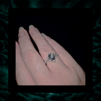 Labradorite Adjustable Ring