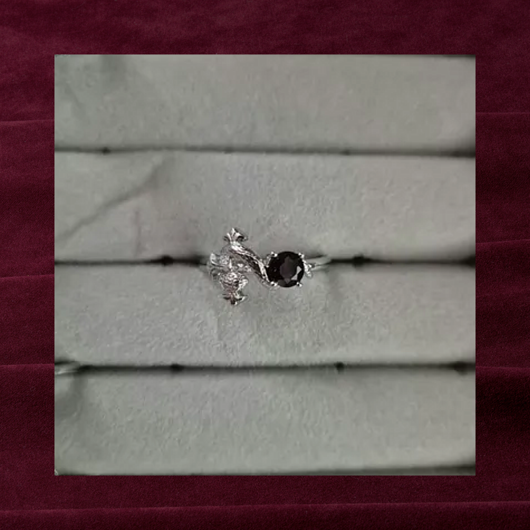 Garnet Adjustable Ring