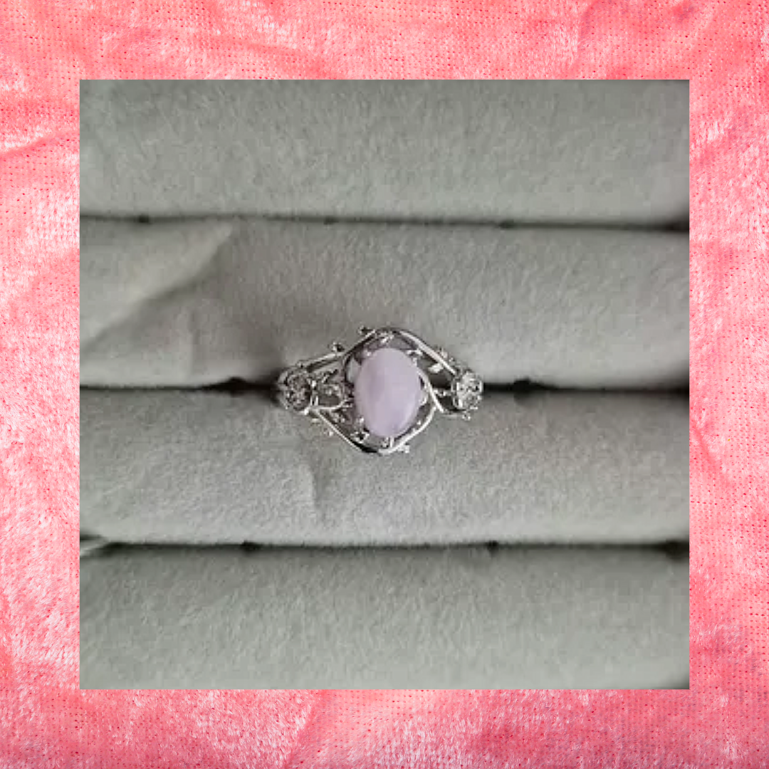 Rose Quartz Adjustable Ring