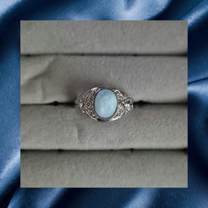 Larimar Adjustable Ring
