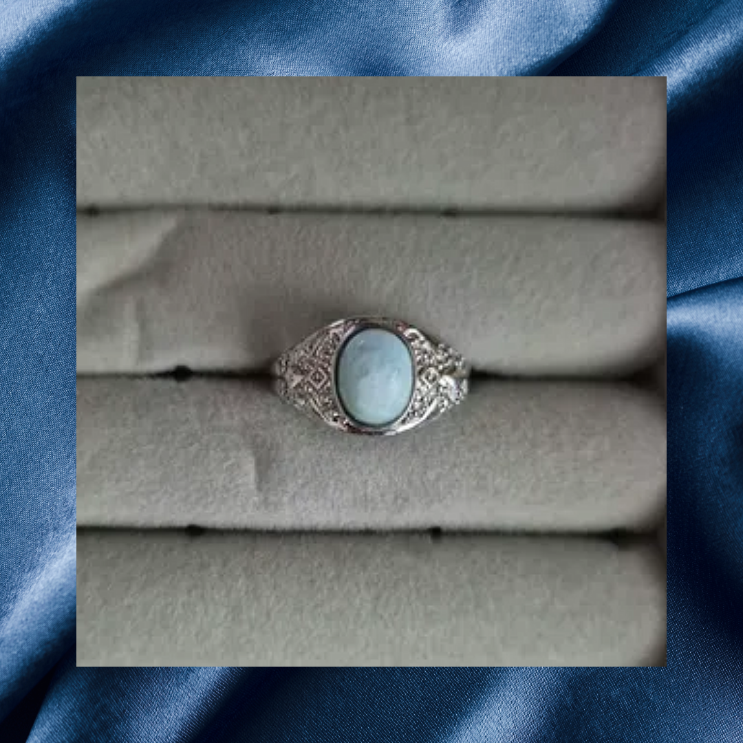 Larimar Adjustable Ring
