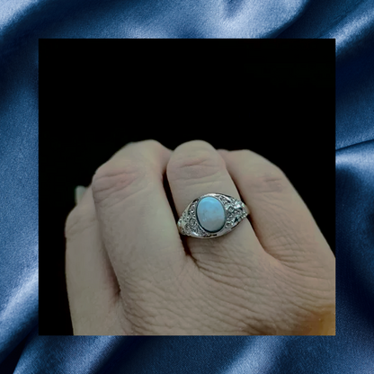 Larimar Adjustable Ring