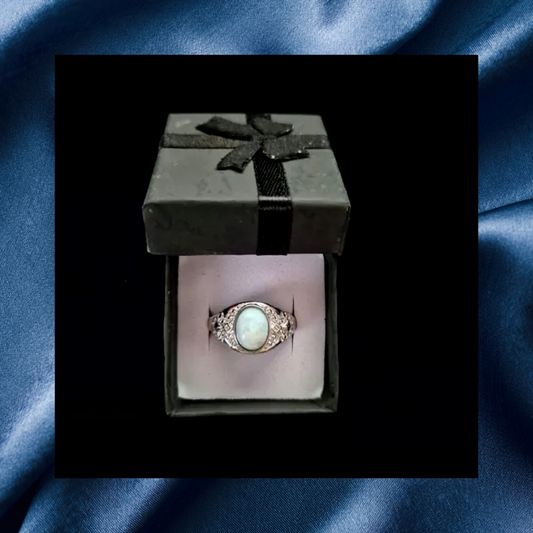 Larimar Adjustable Ring