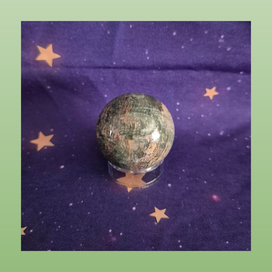 Thousand Layer Garden Quartz Sphere