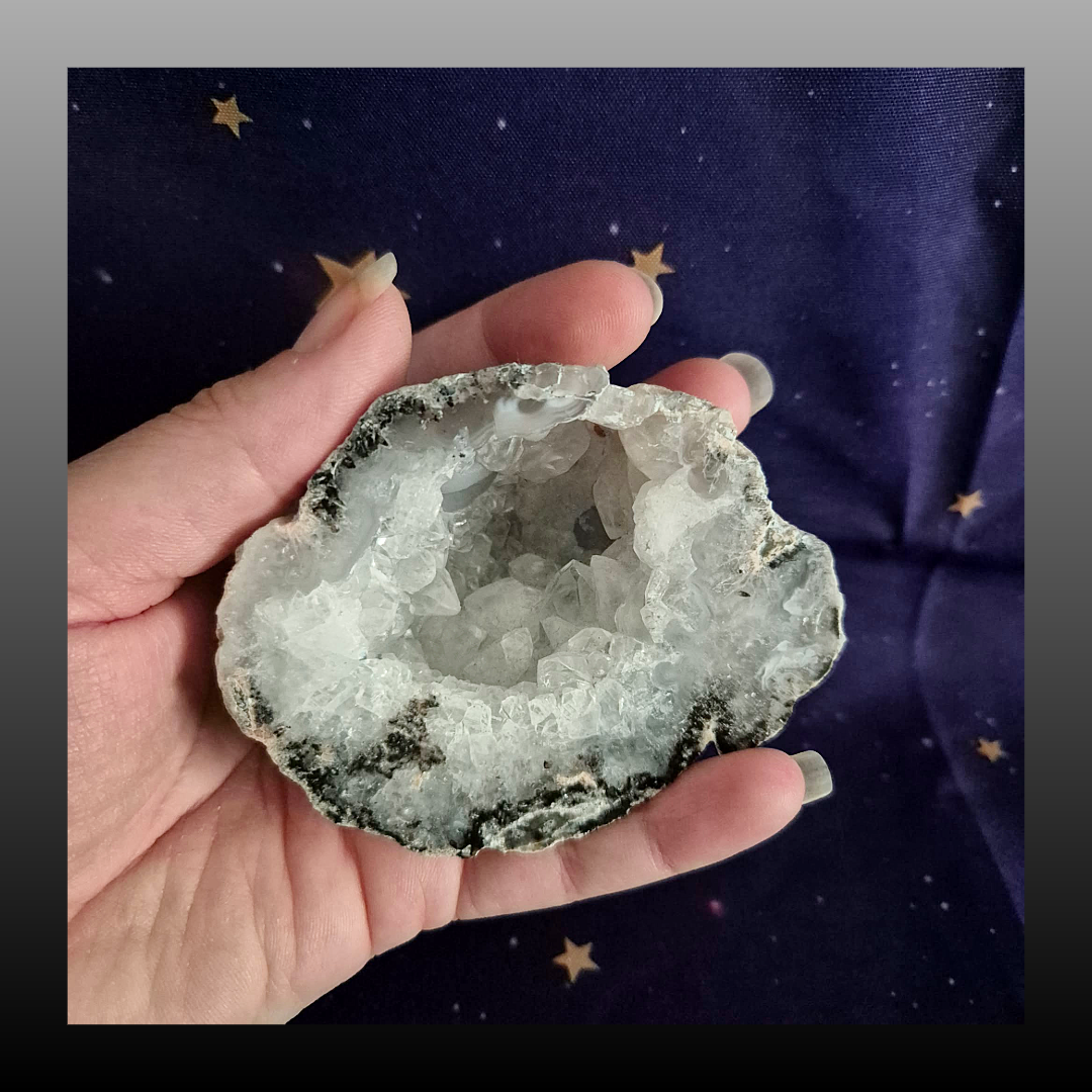 Quartz Geode Half
