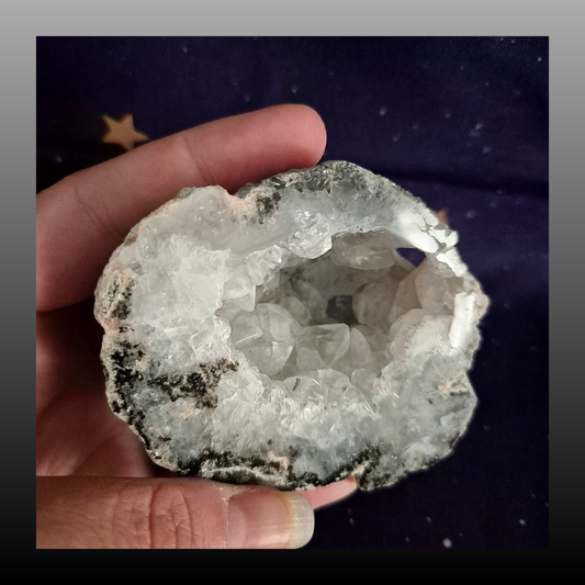 Quartz Geode Half