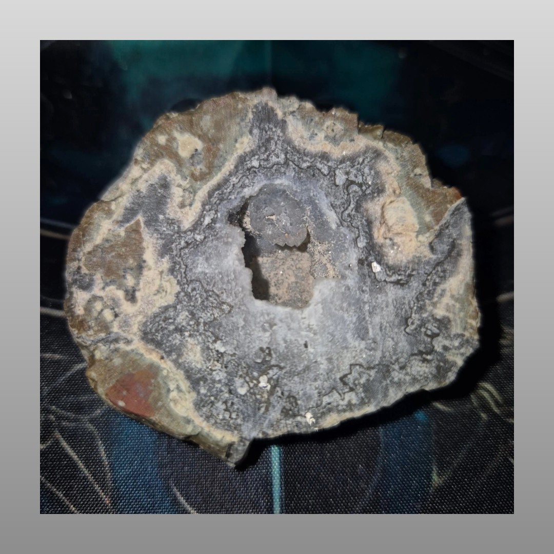 Open Quartz Geode Half