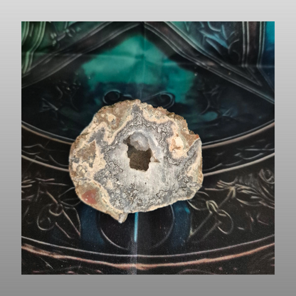 Open Quartz Geode Half