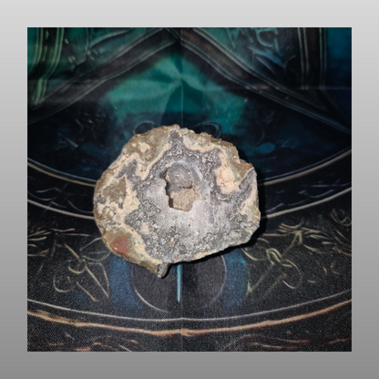 Open Quartz Geode Half