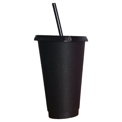 Personalised glitter 700ml cold cups
