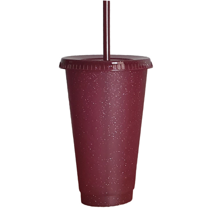 Personalised glitter 700ml cold cups