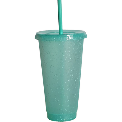 Personalised glitter 700ml cold cups