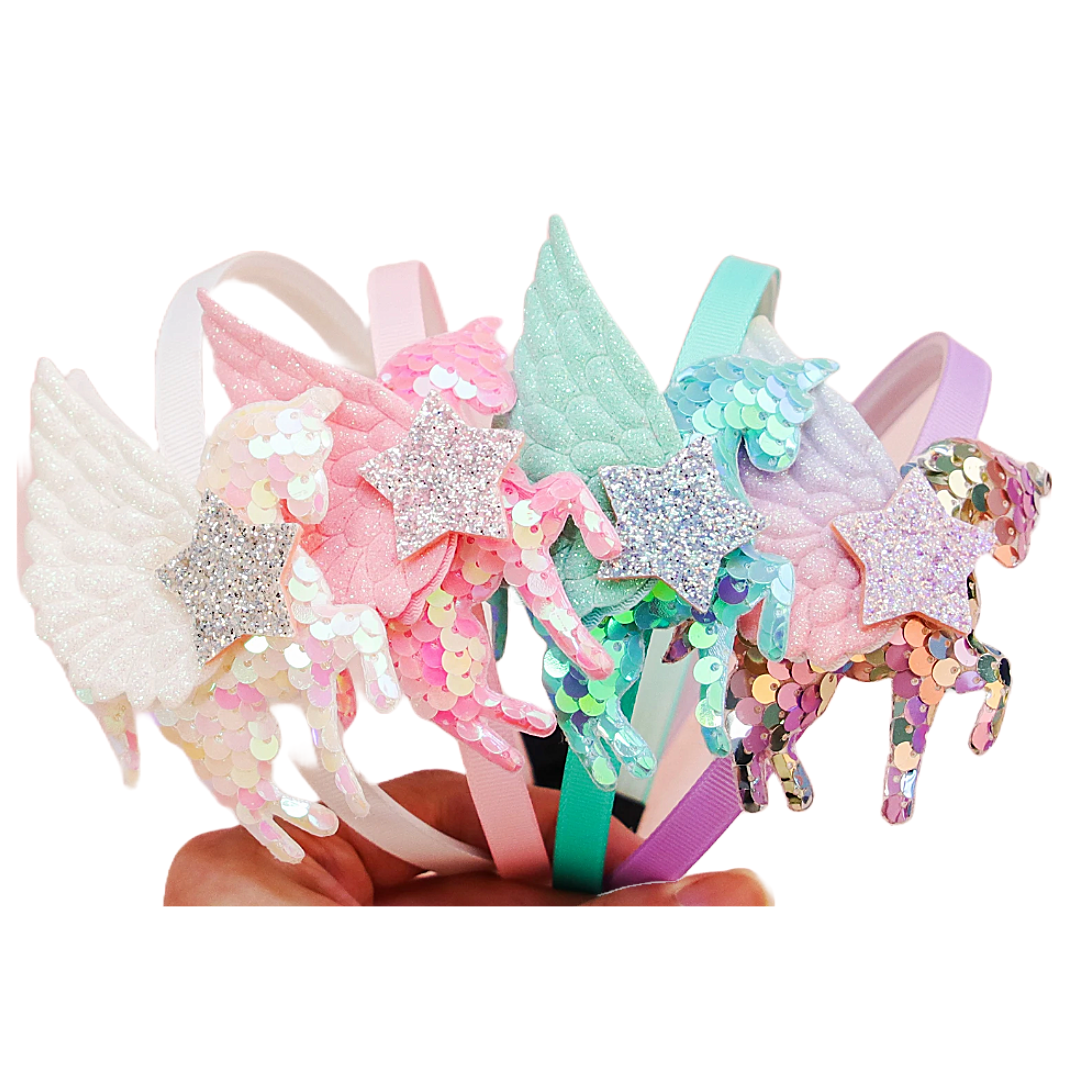 Winged Unicorn Pegasus Headbands