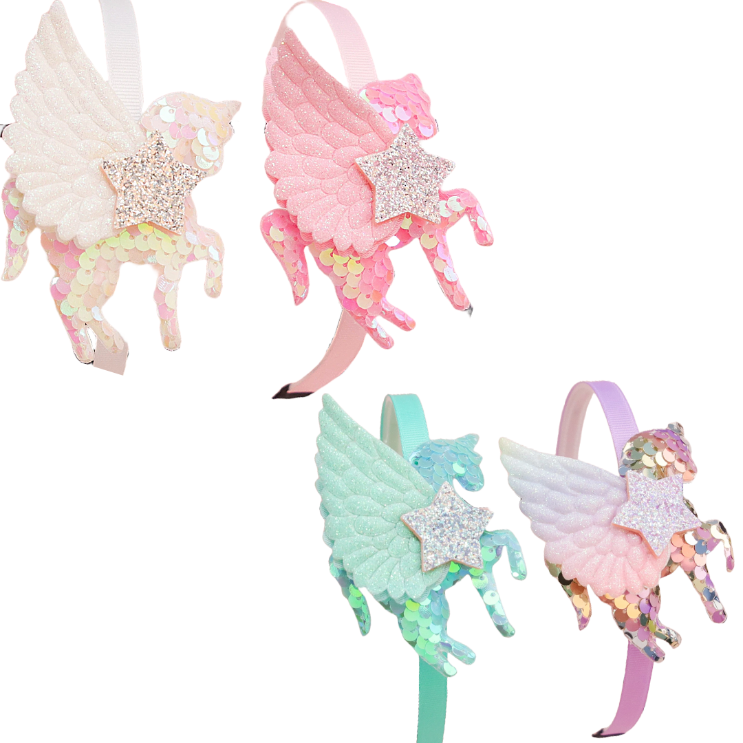 Winged Unicorn Pegasus Headbands