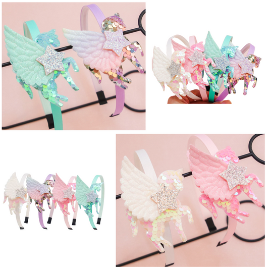 Winged Unicorn Pegasus Headbands