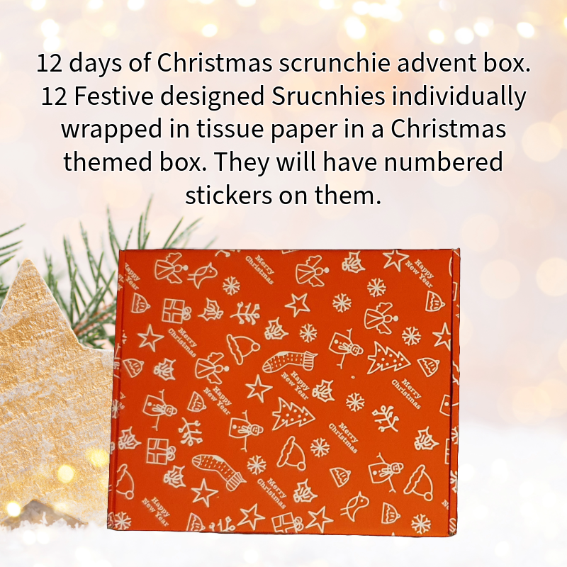 12 days of Christmas Scrunchie box pre order