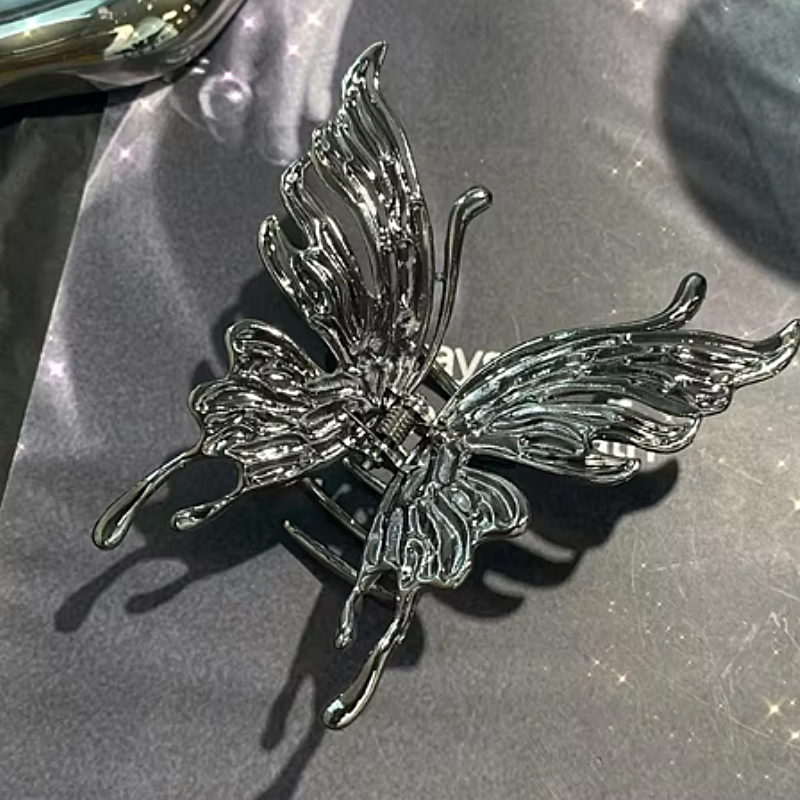 Large butterfly mini claw clip