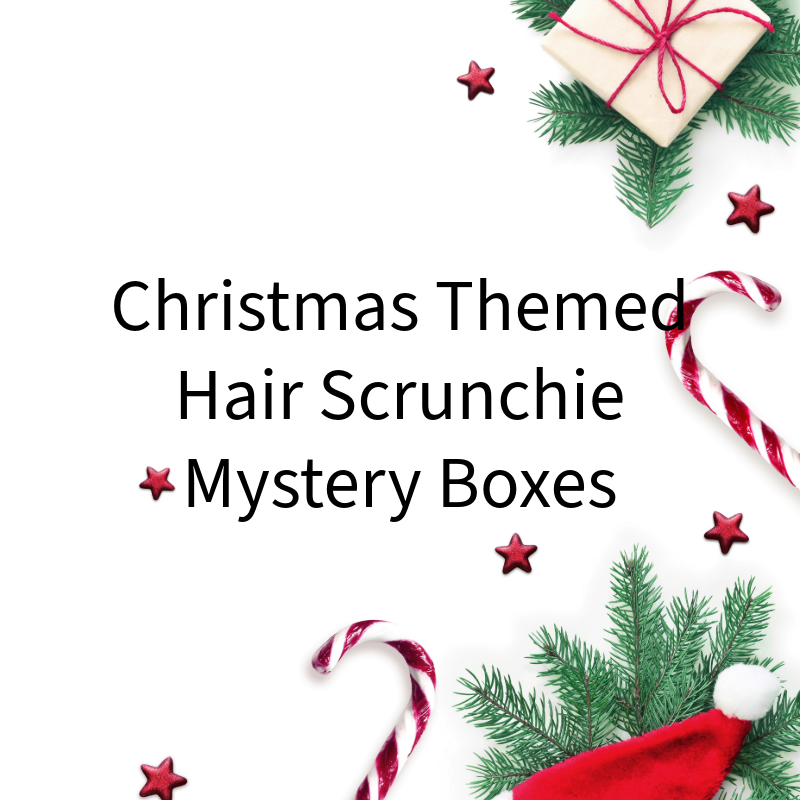 Christmas themed scrunchie box