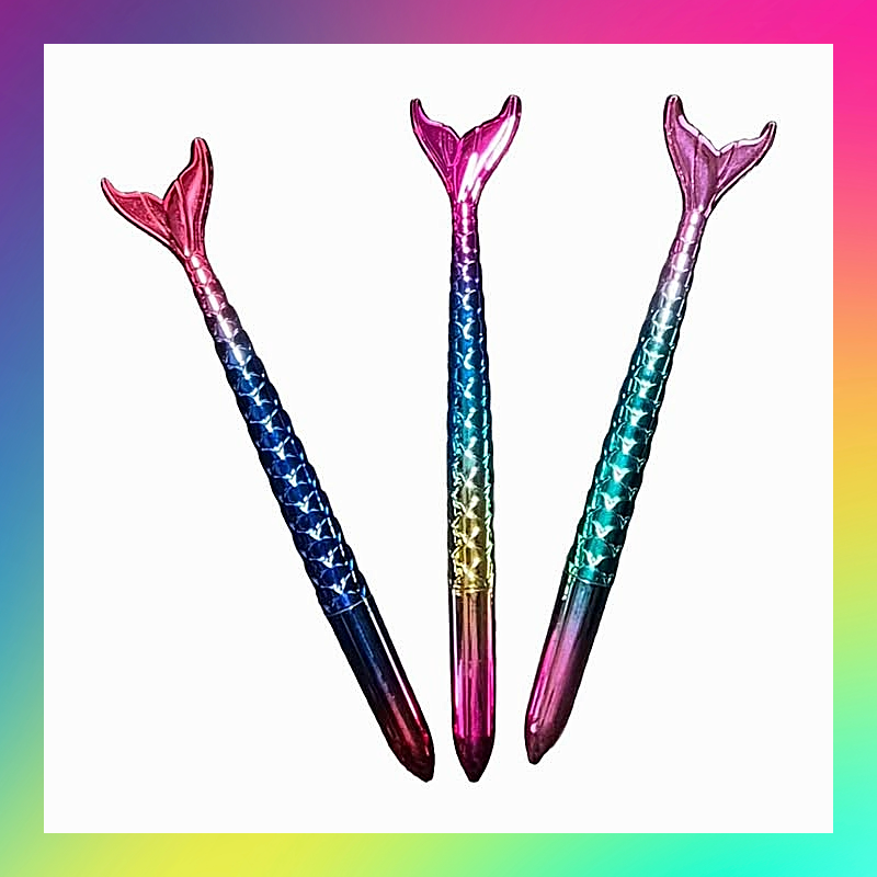 Rainbow Mermaid Pen Set