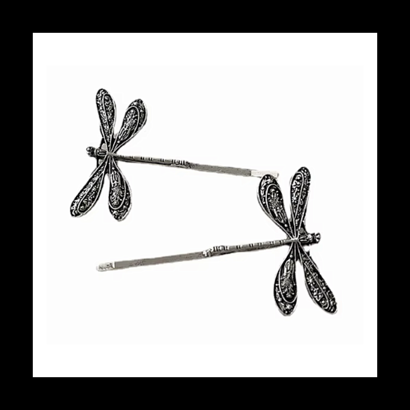 Dragonfly vintage hair pins