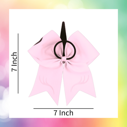 Large bow with glitter HTV unicorn face with flowers and sequined horn on a bobble