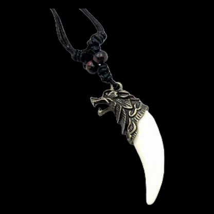 Wolf Tooth Pendant Necklace