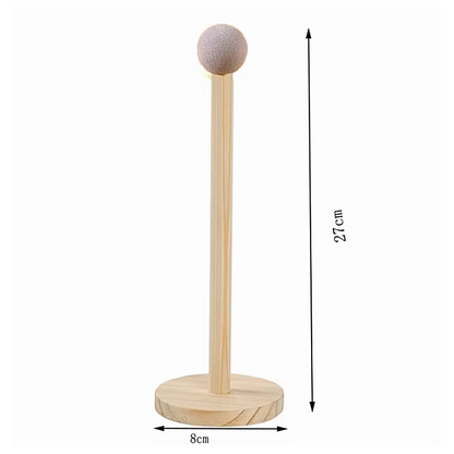 Hair scrunchie bobble hair band holder - wooden storage stand - large stand