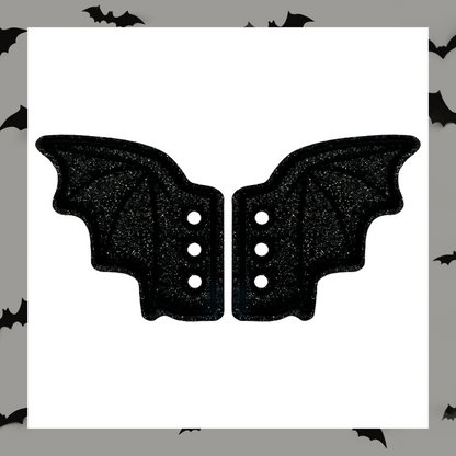 Pair Of Dragon Bat Vampire Wing Shoe Trainer Boot Skate Charms Accessory