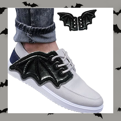 Pair Of Dragon Bat Vampire Wing Shoe Trainer Boot Skate Charms Accessory