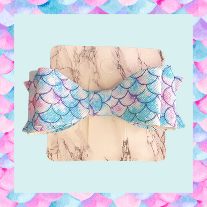 Mermaid scale hair bows hair clips