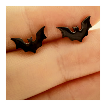 Vampire Bat Earring Studs