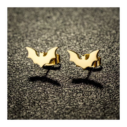 Vampire Bat Earring Studs