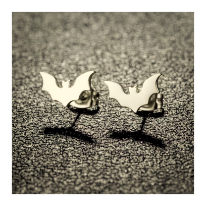Vampire Bat Earring Studs