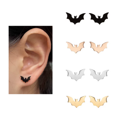 Vampire Bat Earring Studs