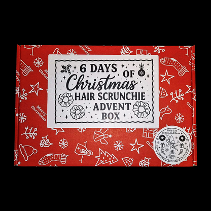 Six Days Of Christmas Advent Scrunchie Mystery Box Pre Order