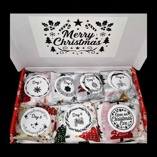 Six Days Of Christmas Advent Scrunchie Mystery Box Pre Order