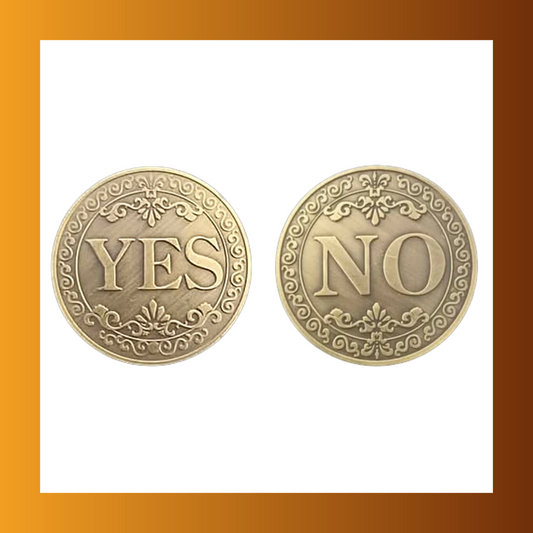 1PC Decorative Double Sided Yes or No Coin