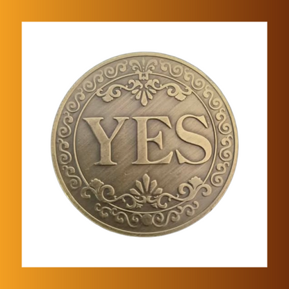 1PC Decorative Double Sided Yes or No Coin