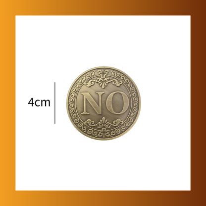 1PC Decorative Double Sided Yes or No Coin